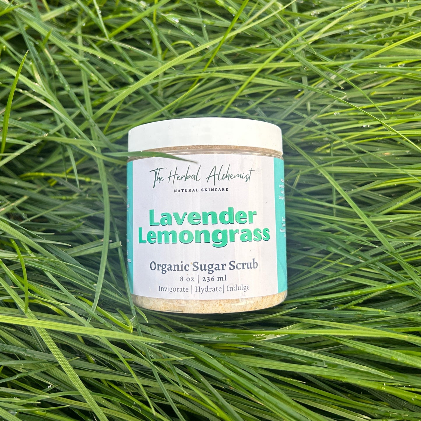 Lavender Lemongrass Organic Sugar Scrub