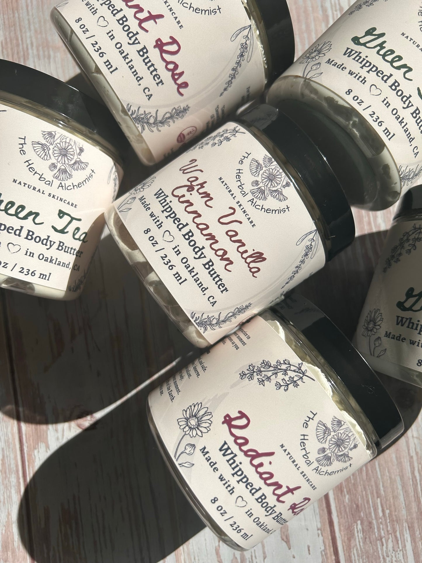 Warm Whipped Body Butter Vanilla, organic vegan body butter- The Herbal Alchemist