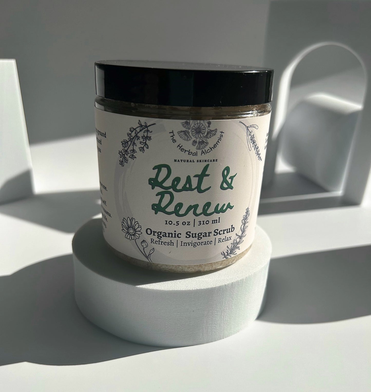Rest & Renew Organic Sugar Scrub - The Herbal Alchemist