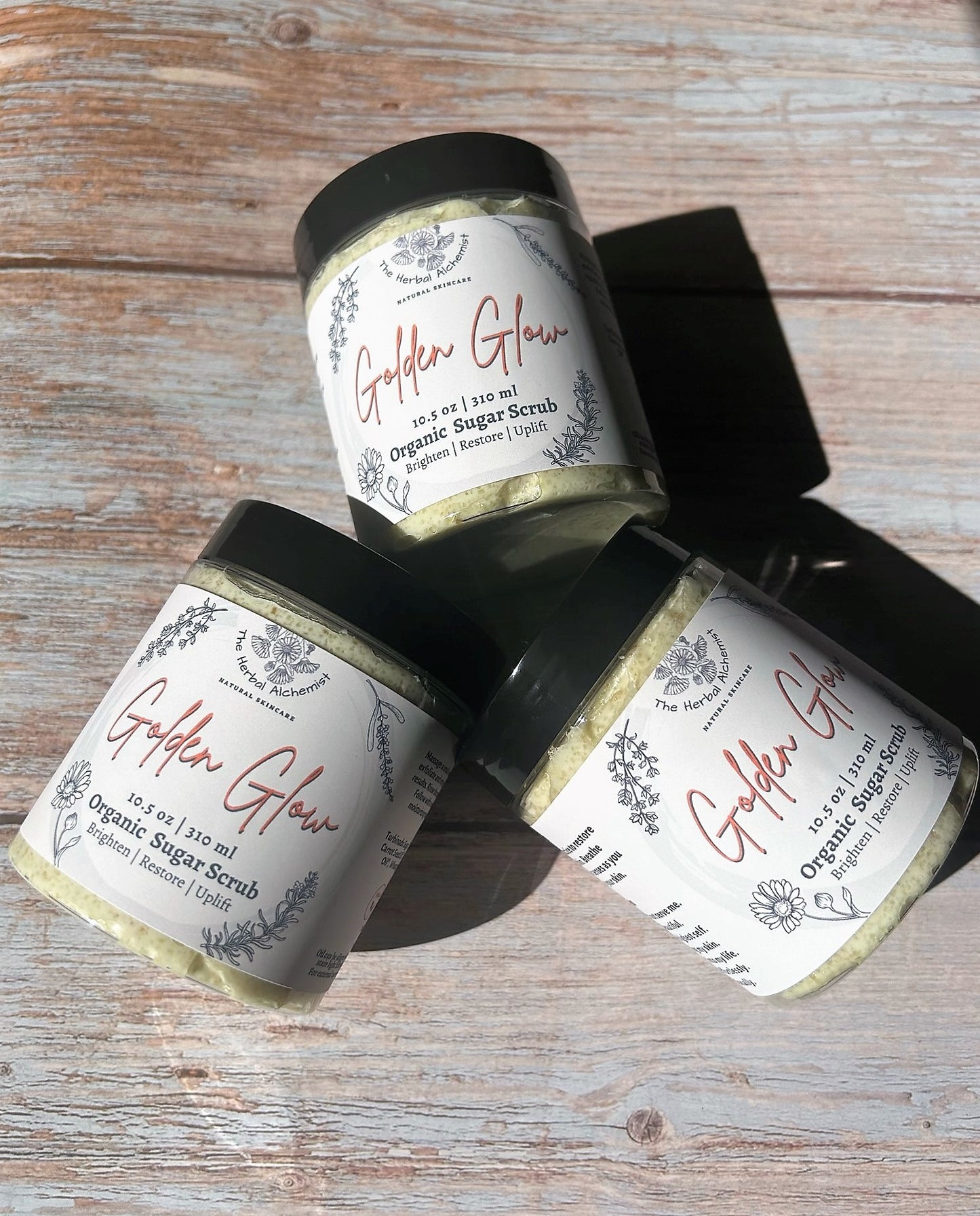 Golden Glow Skin Brightening Sugar Scrub - The Herbal Alchemist