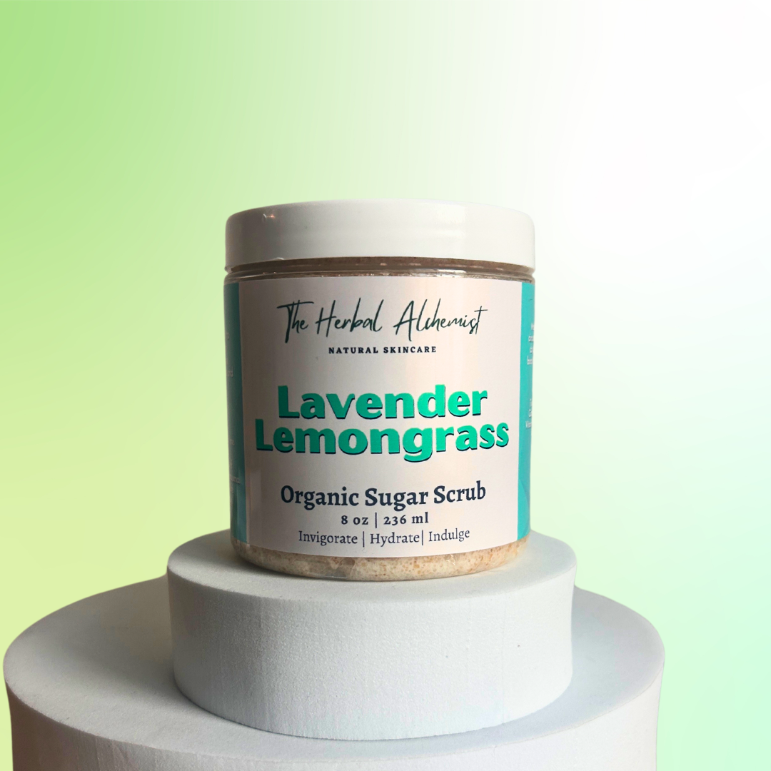 Lavender Lemongrass Organic Sugar Scrub