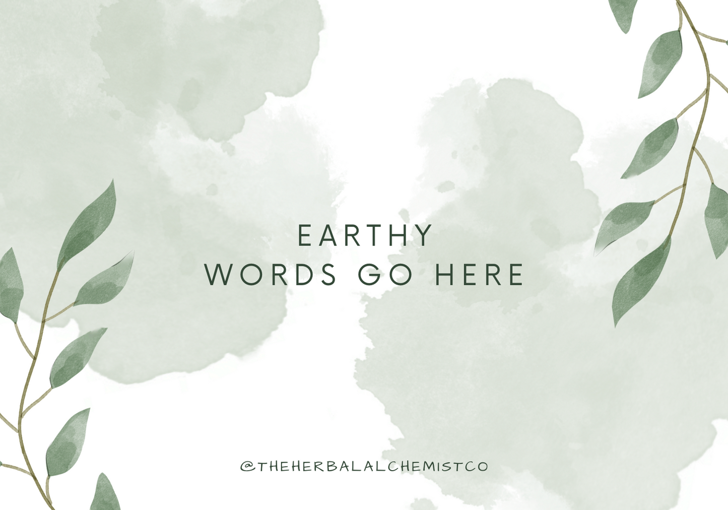 Personalize Your Card - The Herbal Alchemist