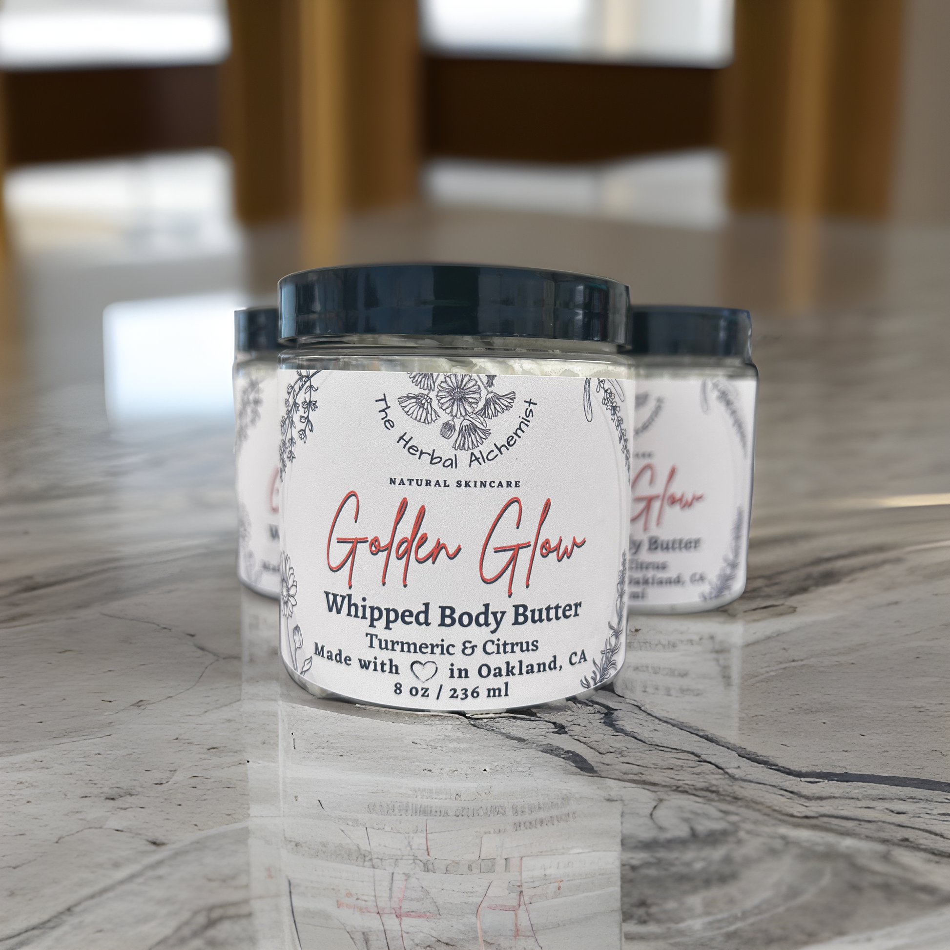 Golden Glow Whipped Body Butter - The Herbal Alchemist