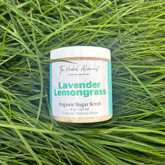 Lavender Lemongrass Organic Sugar Scrub