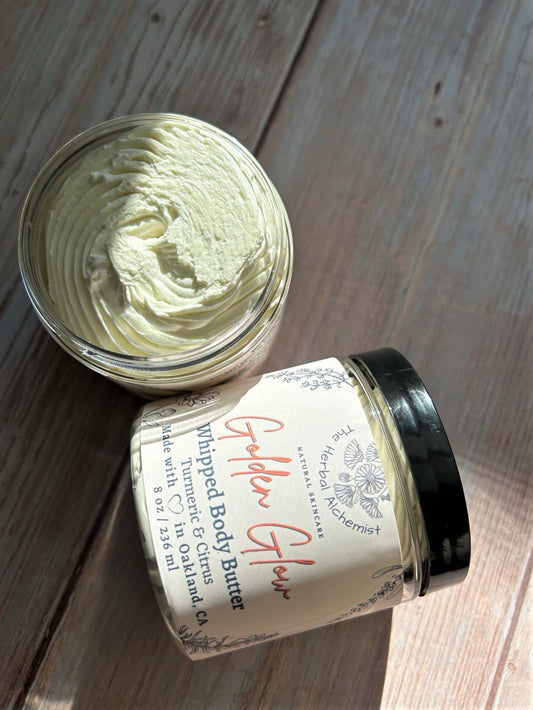 Golden Glow Whipped Body Butter - The Herbal Alchemist