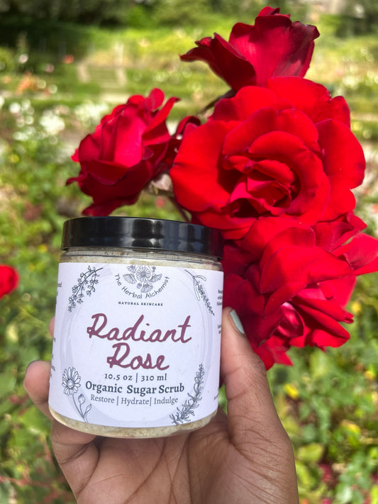 Radiant Rose Organic Sugar Scrub