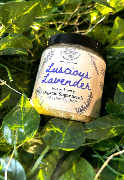 luscious lavender organic sugar scrub for the softest skin ever