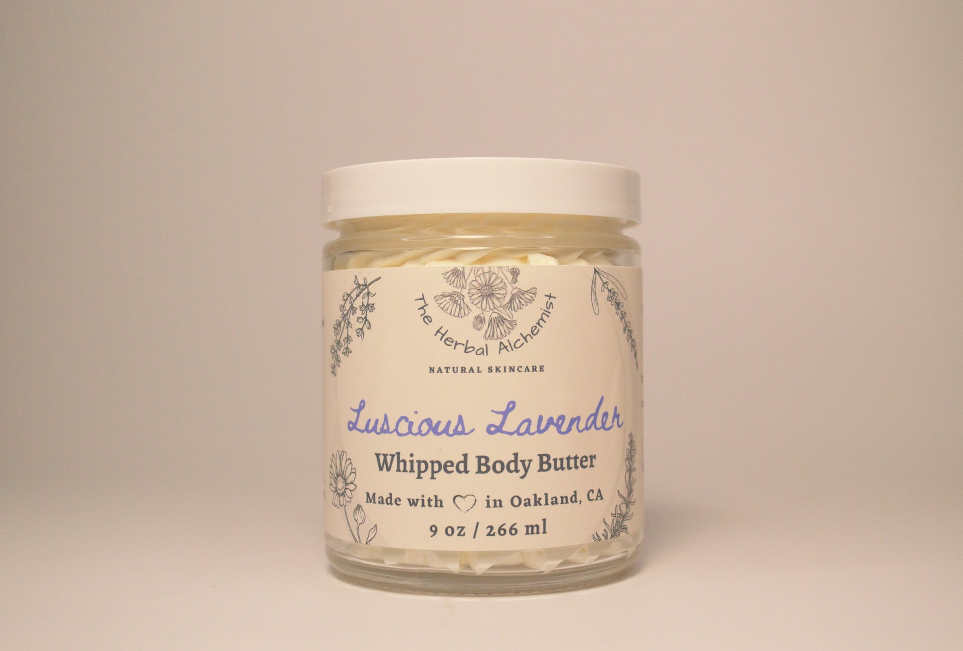 luscious lavender whipped body butter