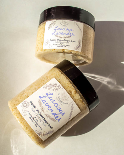 Luscious Lavender Organic Sugar Scrub - The Herbal Alchemist